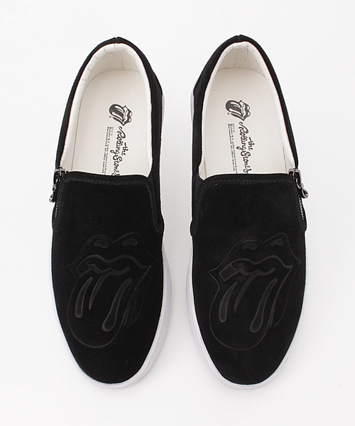 JACKROSE（ジャックローズ）の「The Rolling Stones×JACKROSEスウェードレザースリップオン（スリッポン・メンズ・ブラック・M/L）」の9枚目の写真