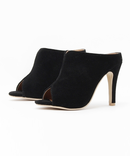 Re:EDIT（リエディ）の「ヒールサボサンダル/シューズ[Re:EDIT/リエディ]（サンダル・レディース・レッド/ホワイト系その他/ベージュ/ブラック系その他/ブラック・LARGE/X-LARGE/MEDIUM/SMALL）」の3枚目の写真