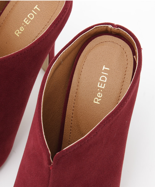Re:EDIT（リエディ）の「ヒールサボサンダル/シューズ[Re:EDIT/リエディ]（サンダル・レディース・レッド/ホワイト系その他/ベージュ/ブラック系その他/ブラック・LARGE/X-LARGE/MEDIUM/SMALL）」の10枚目の写真