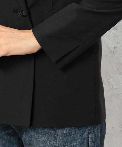 green label relaxing（グリーンレーベルリラクシング）の「RF CU/C/P KRS W/LONG ジャケット◆（テーラードジャケット・レディース・ライトグレー/ネイビー・38/40）」の16枚目の写真