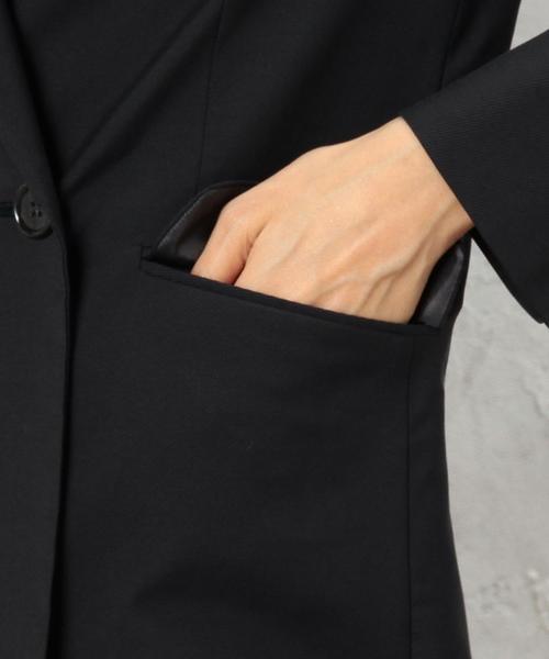 green label relaxing（グリーンレーベルリラクシング）の「RF CU/C/P KRS W/LONG ジャケット◆（テーラードジャケット・レディース・ライトグレー/ネイビー・38/40）」の7枚目の写真