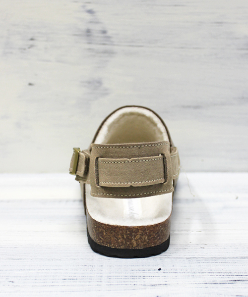 mysty woman（ミスティウーマン）の「中敷シープファーサンダル（サンダル・レディース・ブラック/ベージュ・MEDIUM/LARGE）」の9枚目の写真