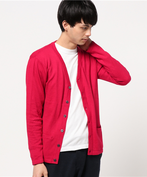 Denime（ドゥニーム）の「【HOUSE OF BLUES】カシミアミックスカーディガン（カーディガン/ボレロ・メンズ・レッド/ネイビー/グレー/ブラック/カーキ・MEDIUM/LARGE/X-LARGE）」の5枚目の写真