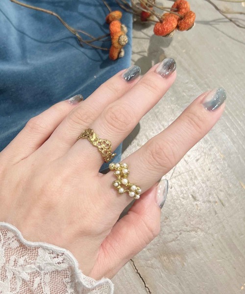 m.soeur(エムスール)の「スカラップレースリング(リング・レディース・シルバー/ゴールド・#11/#13)」の8枚目の写真