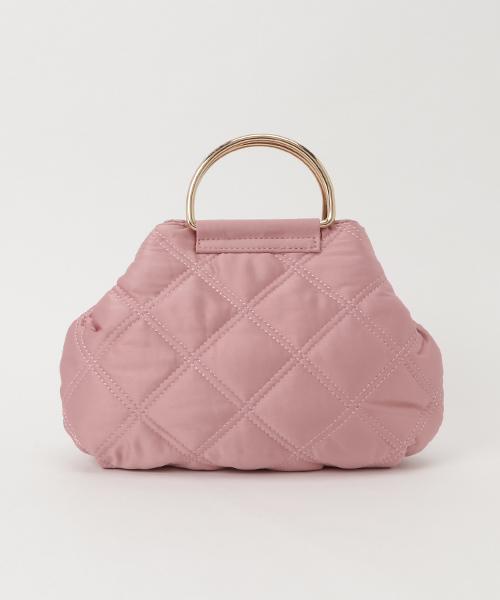 WEGO（ウィゴー）の「WEGO/キルティングリングショルダーバッグ（ショルダーバッグ・レディース・ベージュ/ピンク/ブラック・FREE）」の18枚目の写真