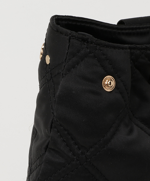 WEGO（ウィゴー）の「WEGO/キルティングリングショルダーバッグ（ショルダーバッグ・レディース・ベージュ/ピンク/ブラック・FREE）」の7枚目の写真