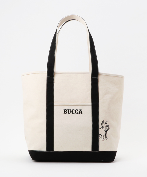 BUCCA 44（ブッカフォーティーフォー）の「【BUCCA 44】キャンバストートバッグ（トートバッグ・メンズ・ブラック/レッド・FREE）」の10枚目の写真