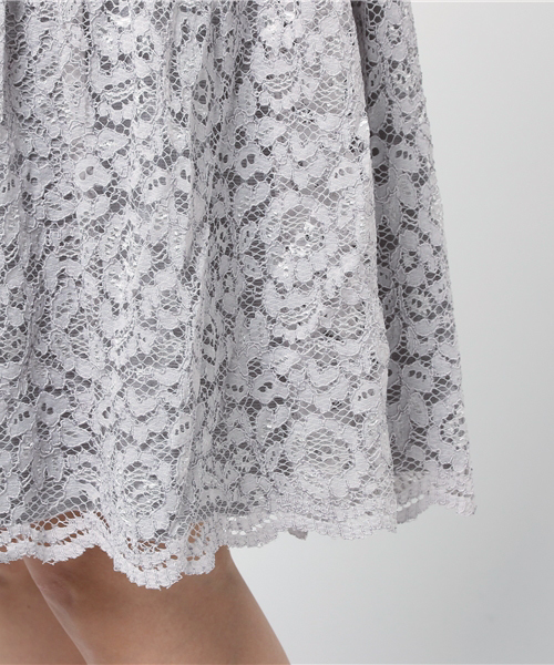 JILL by JILL STUART（ジルバイジルスチュアート）の「LACE KNIT UP（ワンピース・レディース・グレー/ピンク・FREE）」の16枚目の写真