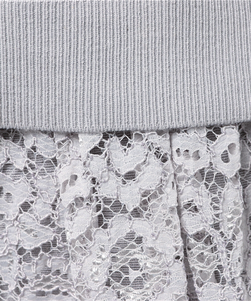 JILL by JILL STUART（ジルバイジルスチュアート）の「LACE KNIT UP（ワンピース・レディース・グレー/ピンク・FREE）」の17枚目の写真
