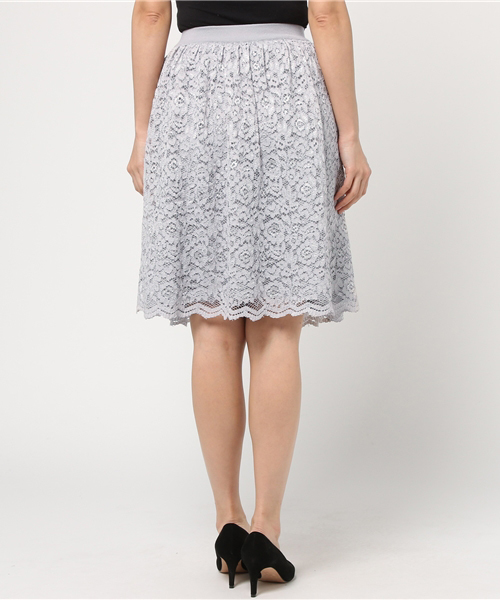 JILL by JILL STUART（ジルバイジルスチュアート）の「LACE KNIT UP（ワンピース・レディース・グレー/ピンク・FREE）」の9枚目の写真
