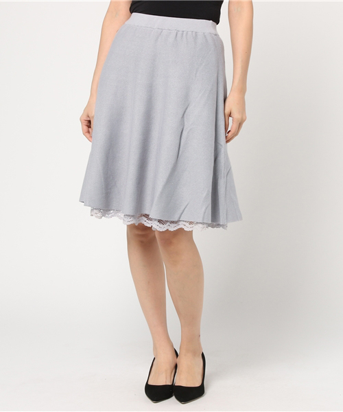 JILL by JILL STUART（ジルバイジルスチュアート）の「LACE KNIT UP（ワンピース・レディース・グレー/ピンク・FREE）」の10枚目の写真