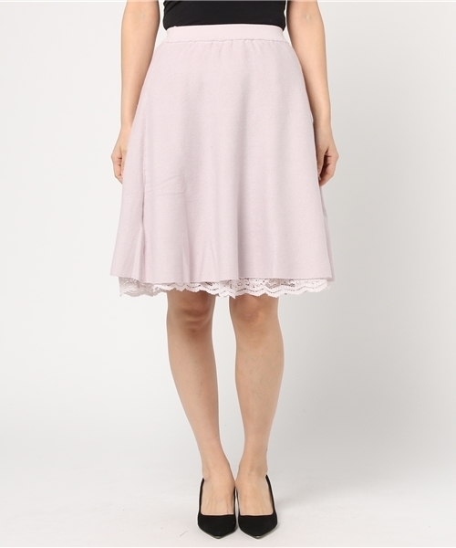 JILL by JILL STUART（ジルバイジルスチュアート）の「LACE KNIT UP（ワンピース・レディース・グレー/ピンク・FREE）」の11枚目の写真