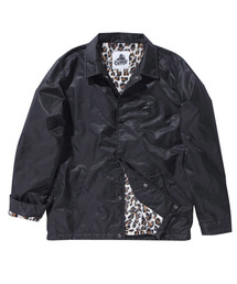 XLARGE leopard コーチジャケット XLARGE（エクストララージ）の「LEOPARD LINED COACHES JACKET