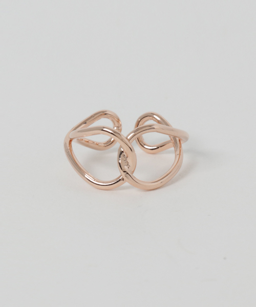 florist（フローリスト）の「ダブルインフィニティリング（リング・レディース・ピンクゴールド/シルバー/ゴールド・FREE）」の4枚目の写真