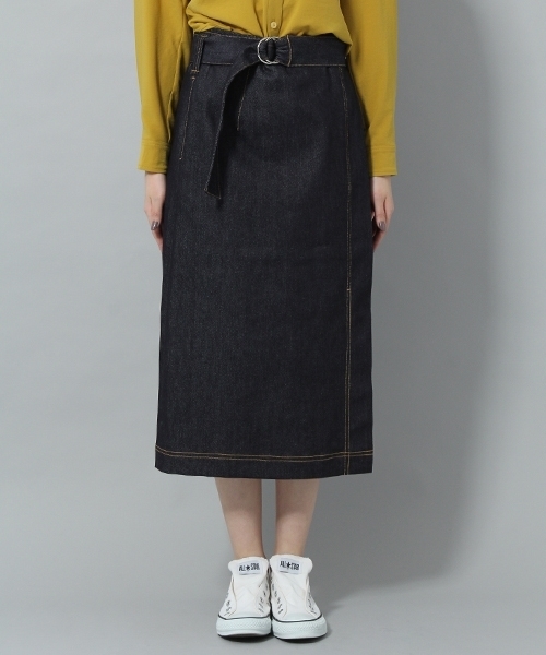 Andemiu（アンデミュウ）の「【WEB限定】ベルトツキタイトスカート786756（スカート・レディース・ベージュ/インディゴブルー/パープル・SMALL/MEDIUM）」の15枚目の写真