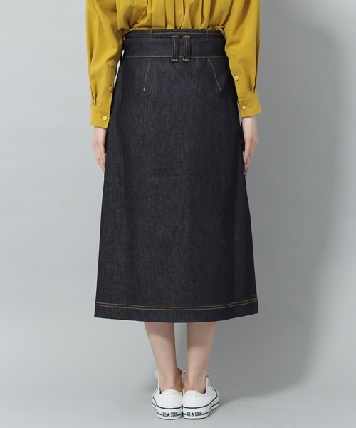 Andemiu（アンデミュウ）の「【WEB限定】ベルトツキタイトスカート786756（スカート・レディース・ベージュ/インディゴブルー/パープル・SMALL/MEDIUM）」の17枚目の写真