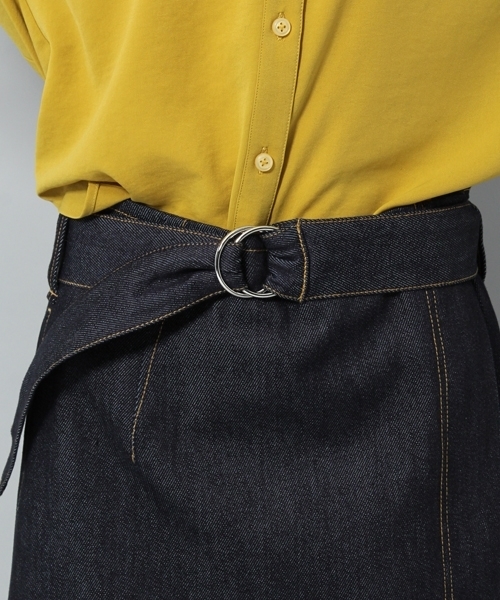 Andemiu（アンデミュウ）の「【WEB限定】ベルトツキタイトスカート786756（スカート・レディース・ベージュ/インディゴブルー/パープル・SMALL/MEDIUM）」の18枚目の写真