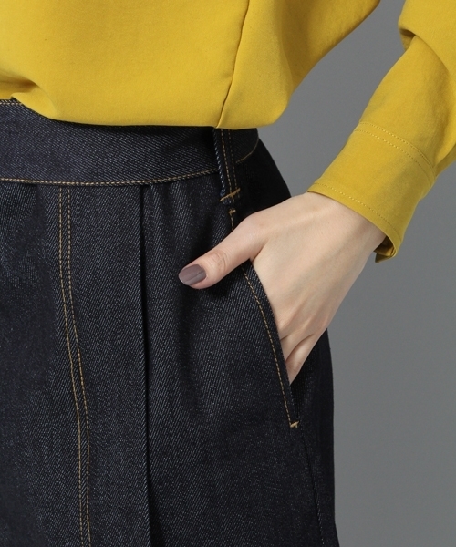 Andemiu（アンデミュウ）の「【WEB限定】ベルトツキタイトスカート786756（スカート・レディース・ベージュ/インディゴブルー/パープル・SMALL/MEDIUM）」の19枚目の写真