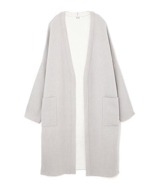 FREE'S MART（フリーズマート）の「ダブルフェイスコクーンニットトッパー（カーディガン/ボレロ・レディース・グレー/ベージュ/パープル・FREE）」の10枚目の写真