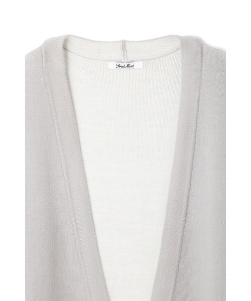 FREE'S MART（フリーズマート）の「ダブルフェイスコクーンニットトッパー（カーディガン/ボレロ・レディース・グレー/ベージュ/パープル・FREE）」の12枚目の写真
