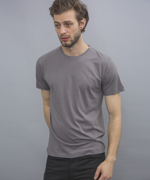 NUMBER (N)INE(ナンバーナイン)の「【NUMBER (N)INE】別注ファインモダールクルーネックTシャツ(Tシャツ/カットソー・メンズ・ベージュ/ブラック/ネイビー/ブルー/グレー/ホワイト/ラベンダー/ライトグレー・1/3/2)」の4枚目の写真