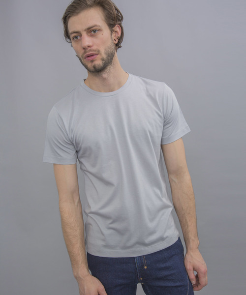NUMBER (N)INE(ナンバーナイン)の「【NUMBER (N)INE】別注ファインモダールクルーネックTシャツ(Tシャツ/カットソー・メンズ・ベージュ/ブラック/ネイビー/ブルー/グレー/ホワイト/ラベンダー/ライトグレー・1/3/2)」の1枚目の写真