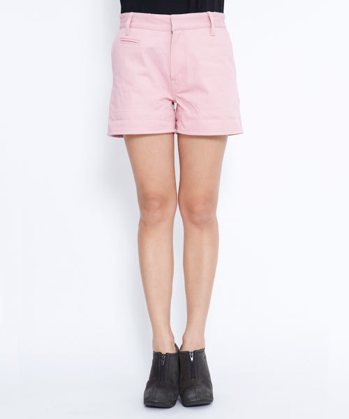X-girl（エックスガール）の「TWILL SHORT  PANTS（カーゴパンツ・レディース・ブラック/ベージュ/ピンク/グリーン/ネイビー/ライトブルー・0/1/2）」の12枚目の写真