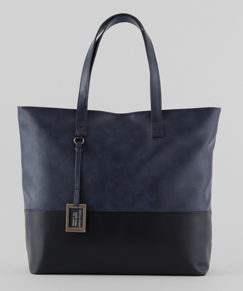 MONO-MART（モノマート）の「PU Leather BIG ToteBag（トートバッグ・メンズ・ブラウン系その他/ダークブラウン/キャメル/ブラック/ブルー系その他/ネイビー/アイボリー/レッド・FREE）」の6枚目の写真