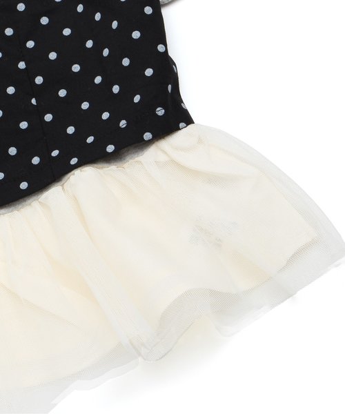 apres les cours（アプレレクール）の「ビスチェセットTシャツ（Tシャツ/カットソー・キッズ・ネイビー/グレー/オフホワイト・120/100/80/90/140/110/130）」の13枚目の写真