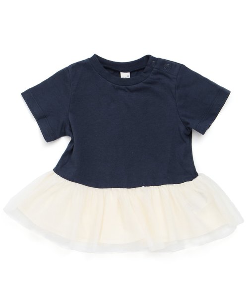 apres les cours（アプレレクール）の「ビスチェセットTシャツ（Tシャツ/カットソー・キッズ・ネイビー/グレー/オフホワイト・120/100/80/90/140/110/130）」の22枚目の写真