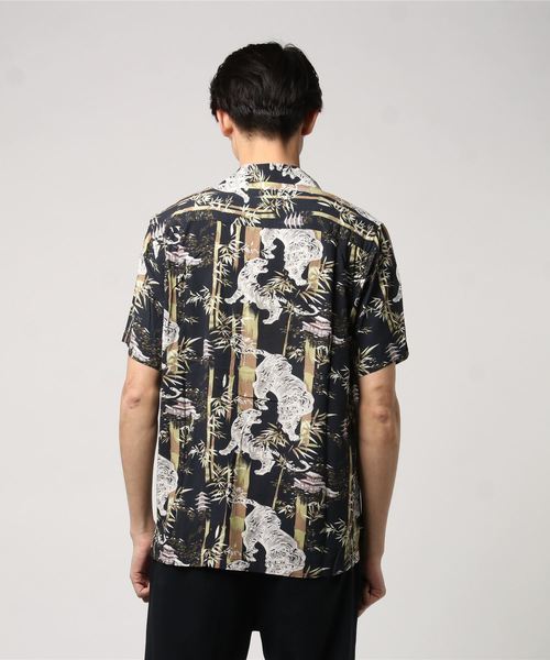 HOUSTON(ヒューストン)の「【HOUSTON】ALOHA SHIRT(TIGER)(シャツ/ブラウス・メンズ・ブラック/ブラウン・MEDIUM/LARGE/X-LARGE)」の4枚目の写真