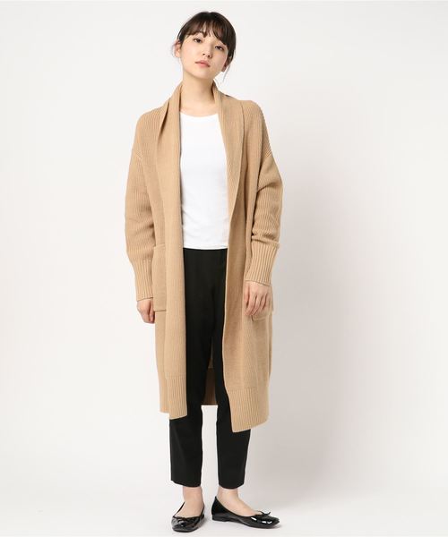 セール】畦ロングカーディガン◇（カーディガン/ボレロ）｜SLOBE IENA