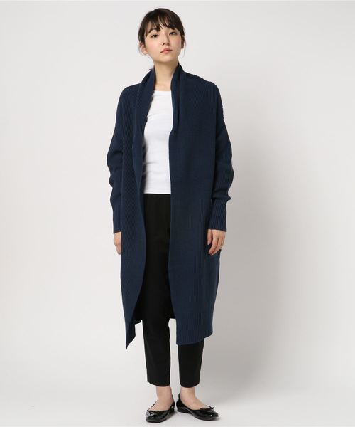 セール】畦ロングカーディガン◇（カーディガン/ボレロ）｜SLOBE IENA