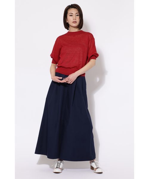 (ROSE BUD)6分丈袖ハイネックニット (ROSE BUD)6分丈袖ハイネックニット