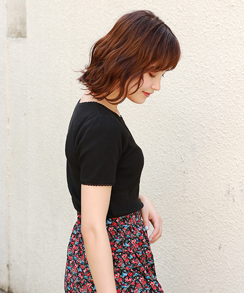 apres jour（アプレジュール）の「アソートアイレットトップス【ZOZOTOWN限定アイテム】（Tシャツ/カットソー・レディース・オフホワイト/ライトベージュ/その他/ブラック/ベージュ・フリー）」の17枚目の写真