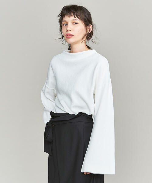 商品詳細 By コットンダブルフェイスフレアスリーブプルオーバー Outlet アウトレット 公式通販