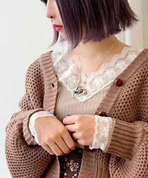 apres jour | 刺繍スカラップレースロングスリーブ【ZOZOTOWN限定アイテム】(Tシャツ/カットソー)