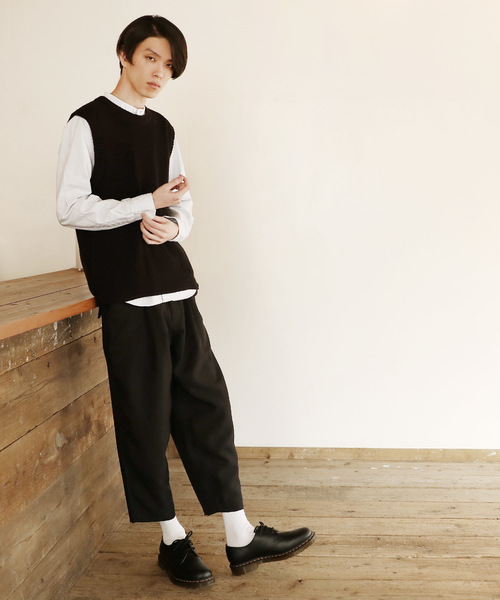 Dr. Martens（ドクターマーチン）の「Dr.Martens ドクターマーチン 1461 3EYE GIBSON SHOE 3ホールギブソンシューズ（ドレスシューズ・メンズ・レッド/ブラック・9/5/6/8/4/10/7）」の8枚目の写真