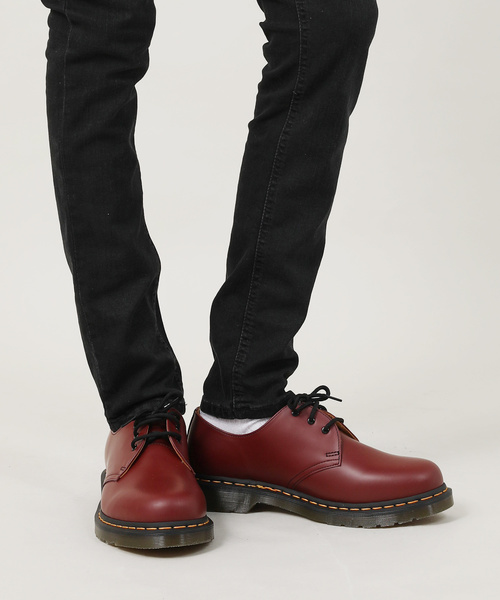 Dr. Martens（ドクターマーチン）の「Dr.Martens ドクターマーチン 1461 3EYE GIBSON SHOE 3ホールギブソンシューズ（ドレスシューズ・メンズ・レッド/ブラック・9/5/6/8/4/10/7）」の11枚目の写真