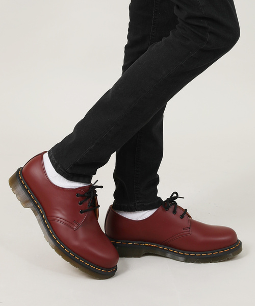 Dr. Martens（ドクターマーチン）の「Dr.Martens ドクターマーチン 1461 3EYE GIBSON SHOE 3ホールギブソンシューズ（ドレスシューズ・メンズ・レッド/ブラック・9/5/6/8/4/10/7）」の12枚目の写真