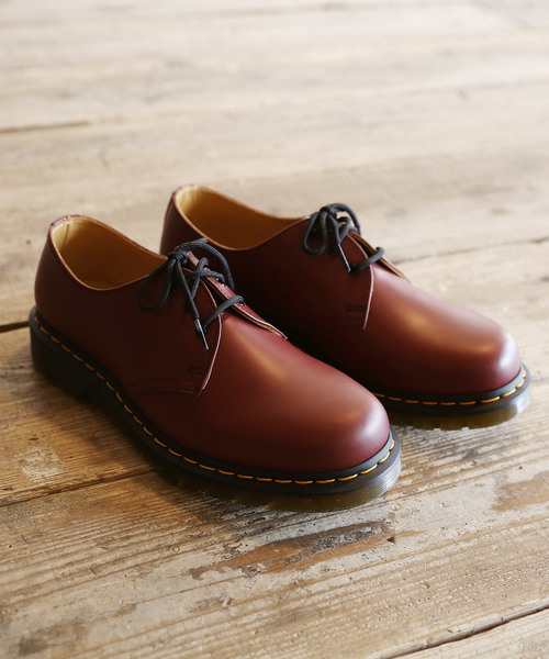 Dr. Martens（ドクターマーチン）の「Dr.Martens ドクターマーチン 1461 3EYE GIBSON SHOE 3ホールギブソンシューズ（ドレスシューズ・メンズ・レッド/ブラック・9/5/6/8/4/10/7）」の16枚目の写真