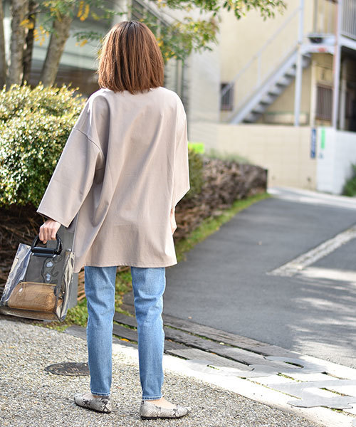 TRUNC(トランクエイティーエイト)の「Fab Vneck Tops(Tシャツ/カットソー・レディース・ホワイト/ブラック/グレー系その他・FREE)」の13枚目の写真