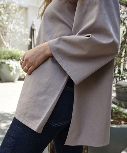 TRUNC(トランクエイティーエイト)の「Fab Vneck Tops(Tシャツ/カットソー・レディース・ホワイト/ブラック/グレー系その他・FREE)」の10枚目の写真