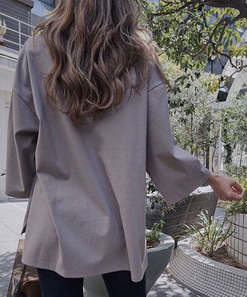 TRUNC(トランクエイティーエイト)の「Fab Vneck Tops(Tシャツ/カットソー・レディース・ホワイト/ブラック/グレー系その他・FREE)」の11枚目の写真