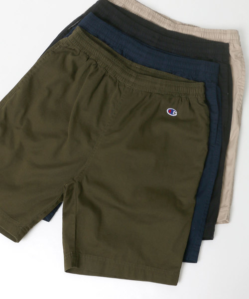 Champion（チャンピオン）の「Champion/チャンピオン ツイル 無地 ショートパンツ/ ハーフパンツ/ ショーツ/カラーパンツ/ルームウェア/ワンマイルウェア（その他パンツ・メンズ・カーキ/ブラック/ベージュ/ネイビー/オフホワイト・M/L/XL/S）」の4枚目の写真