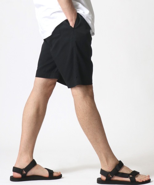 Champion（チャンピオン）の「Champion/チャンピオン ツイル 無地 ショートパンツ/ ハーフパンツ/ ショーツ/カラーパンツ/ルームウェア/ワンマイルウェア（その他パンツ・メンズ・カーキ/ブラック/ベージュ/ネイビー/オフホワイト・M/L/XL/S）」の12枚目の写真