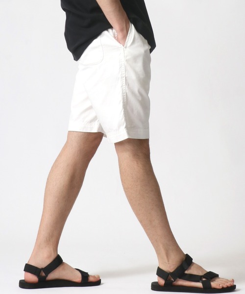 Champion（チャンピオン）の「Champion/チャンピオン ツイル 無地 ショートパンツ/ ハーフパンツ/ ショーツ/カラーパンツ/ルームウェア/ワンマイルウェア（その他パンツ・メンズ・カーキ/ブラック/ベージュ/ネイビー/オフホワイト・M/L/XL/S）」の16枚目の写真