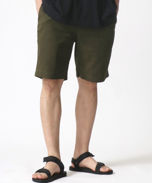 Champion（チャンピオン）の「Champion/チャンピオン ツイル 無地 ショートパンツ/ ハーフパンツ/ ショーツ/カラーパンツ/ルームウェア/ワンマイルウェア（その他パンツ・メンズ・カーキ/ブラック/ベージュ/ネイビー/オフホワイト・M/L/XL/S）」の7枚目の写真