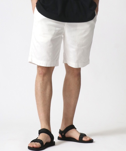 Champion（チャンピオン）の「Champion/チャンピオン ツイル 無地 ショートパンツ/ ハーフパンツ/ ショーツ/カラーパンツ/ルームウェア/ワンマイルウェア（その他パンツ・メンズ・カーキ/ブラック/ベージュ/ネイビー/オフホワイト・M/L/XL/S）」の19枚目の写真