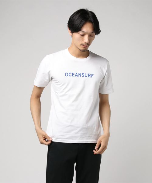 おしゃれスタ(オシャレスタ)の「プリントクルーネックTシャツ(RE)(Tシャツ/カットソー・メンズ・ブラック/ホワイト系その他/ホワイト系その他2・M/L)」の9枚目の写真
